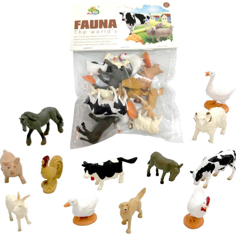 ZWIERZĘTA DOMOWE 12 SZTUK