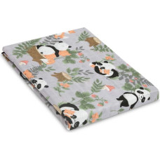 Sensillo MUSLIN WRAP PANDA AND FOX 120X120 CM