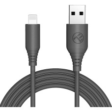 Tellur Silicone USB to Lightning Cable 1m Black