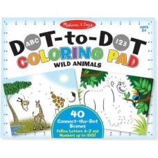 Melissa And Doug Melissa&Doug Coloring Pad Animals Art.19104 Krāsojāmās lapas