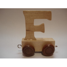 Eco Toys Wood Toys Letter Art.23708 Koka burts uz riteņiem