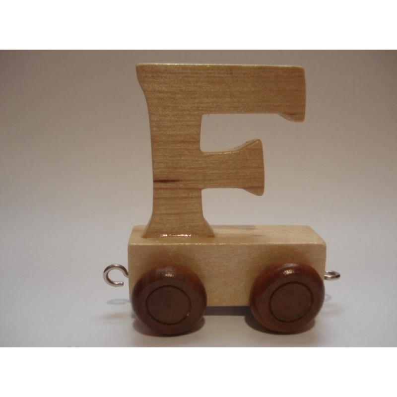 Eco Toys Wood Toys Letter Art.23708 Koka burts uz riteņiem