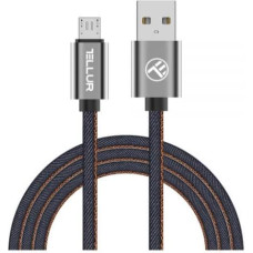 Tellur Data cable, USB to Micro USB, 1m denim