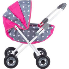 Minikid Pram for  Doll - ATIX - LENA - PINK / GREY