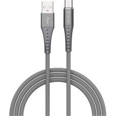 Devia Braid Series Cable (2.1A Android) 1M silvery