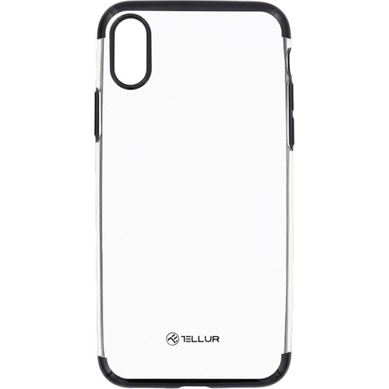 Tellur Cover Silicone Electroplated for iPhone X/XS black