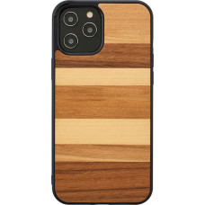 Man&Wood case for iPhone 12/12 Pro sabbia black