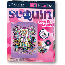 Kitfix DIY „Sequin Art Teen“ rinkinys „Dramblys“