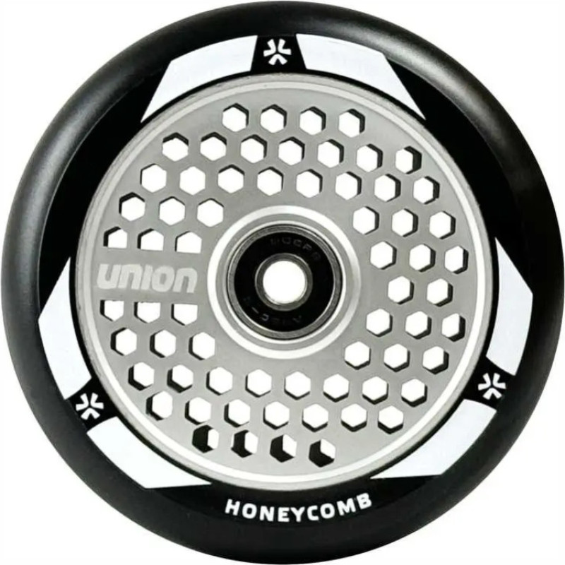 Union Ratas tõukerattale UNION Honeycomb Pro Scooter Wheel 110mm, must/hõbe