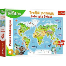 Minikid 09609 TREFLIKI ZWIERZĘTA+PUZZLE