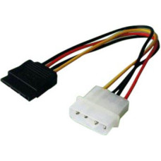 Sbox SATA POWER CABLE 15P-4P/TC- 0.25M SATA-POWER