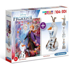 Clementoni Сlementoni Puzzle Frozen Art.20170 Puzle 3D ,104 gab