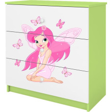 Kocot Kids Chest of drawers babydreams green fairy with butterflies