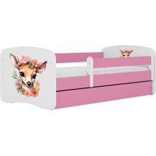 Kocot Kids Bed babydreams pink bambi with drawer with mattress 180/80