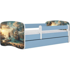 Kocot Kids Bed babydreams blue ship with drawer with mattress 160/80