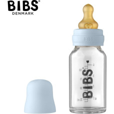 Bibs 5013231 Antykolkowa butelka szklana 110 ml Baby Blue