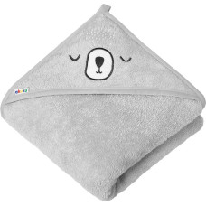 Akuku A0662 BATH TOWEL HOODED GRAY