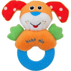 Baby Mix 24523 RATTLE TOY PLUSH DOG