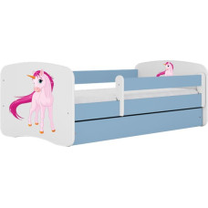 Kocot Kids Bed babydreams blue unicorn without drawer with mattress 160/80