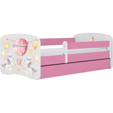 Kocot Kids Bed babydreams pink balloon without drawer with mattress 140/70