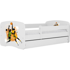 Kocot Kids Bed babydreams white basketball with drawer with mattress 160/80