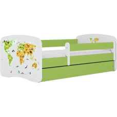 Kocot Kids Bed babydreams green map with drawer with mattress 160/80