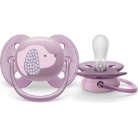 PHILIPS AVENT silikoonist lutt Ultra soft deco 6-18m, 1tk. SCF092/05