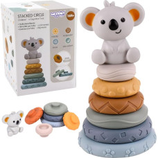 Woopie 51749 Zestaw piramidka Koala 2w1 gryzak