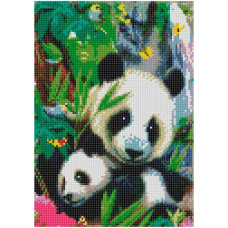 Minikid Daimond Mosaic - 48972 - PANDA - size 30x40 cm