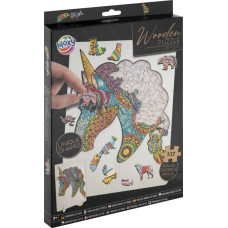 Minikid Wooden puzzle - 20768 - GRAFIX - UNICORN