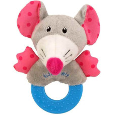 Baby Mix 34552 RATTLE TOY PLUSH  MICE