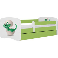 Kocot Kids Bed babydreams green baby dino with drawer with mattress 180/80