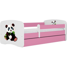 Kocot Kids Bed babydreams pink panda 2 without drawer with mattress 160/80