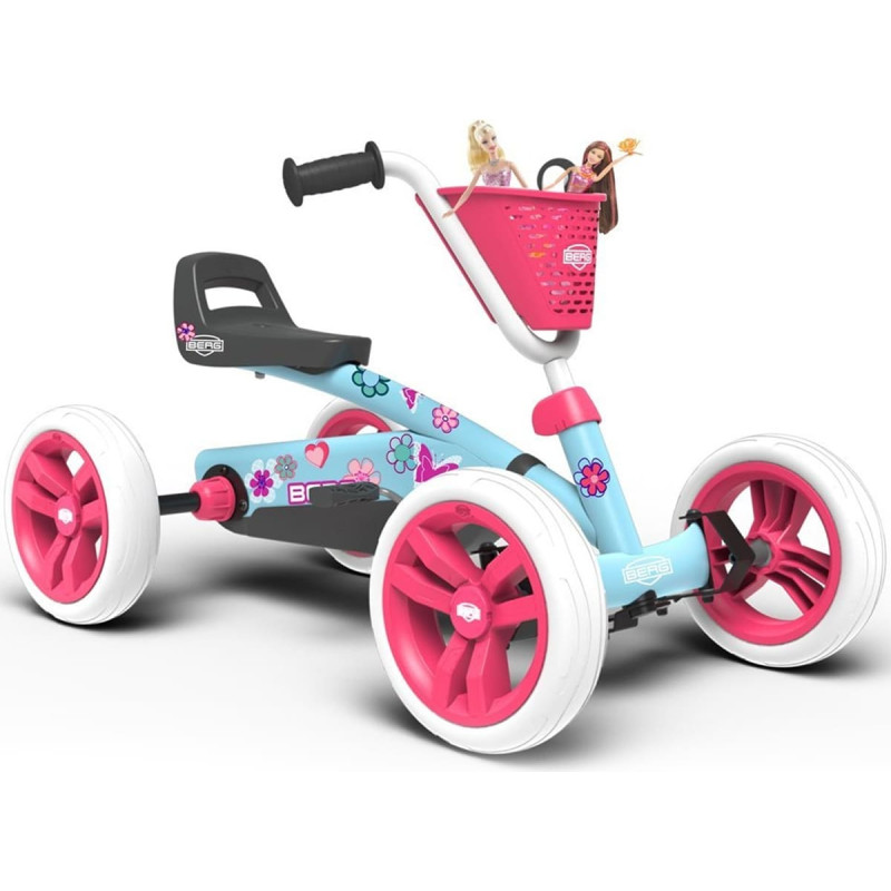 Berg Gokart na Pedały Buzzy Bloom Ciche Koła 2-5 lat do 30 kg