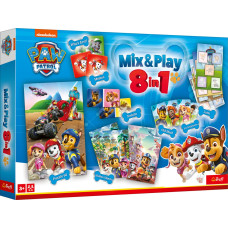 Trefl PAW PATROL 8in1 Mix&play stalo žaidimų rinkinys