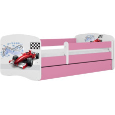 Kocot Kids Bed babydreams pink formula with drawer with mattress 160/80