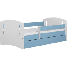 Kocot Kids Bed classic 2 blue without drawer with mattress 140/80