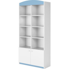 Kocot Kids Double bookcase closed blue