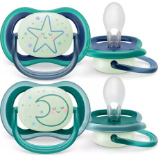 PHILIPS AVENT silikoonist lutt Ultra Air Night 6-18m, 2tk. SCF376/13