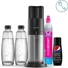 SodaStream gāzēto dzērienu pagatavošanas ierīce DUO, Metalic black - 1016812771