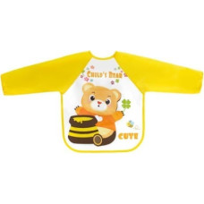 5604 BIB WITH SLEEVES TEDDY BEAR HONEY