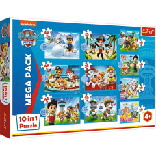 TREFL PAW PATROL Pusle komplekt 10 in 1 Käpapatrull 96001T