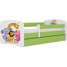 Kocot Kids Bed babydreams green zoo without drawer with mattress 180/80