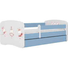 Kocot Kids Bed babydreams blue bunnies with butterflies without drawer with mattress 180/80