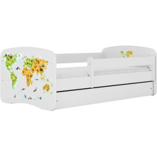 Kocot Kids Bed babydreams white map without drawer with mattress 180/80