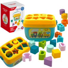 Woopie BABY Sorter 2w1 Skrzynka Walizka + Nauka Alfabetu i Kształtów