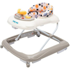 Baby Mix Baby Walker - 39120- with steering wheel - BEIGE