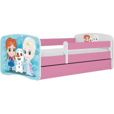 Kocot Kids Bed babydreams pink frozen land without drawer with mattress 140/70