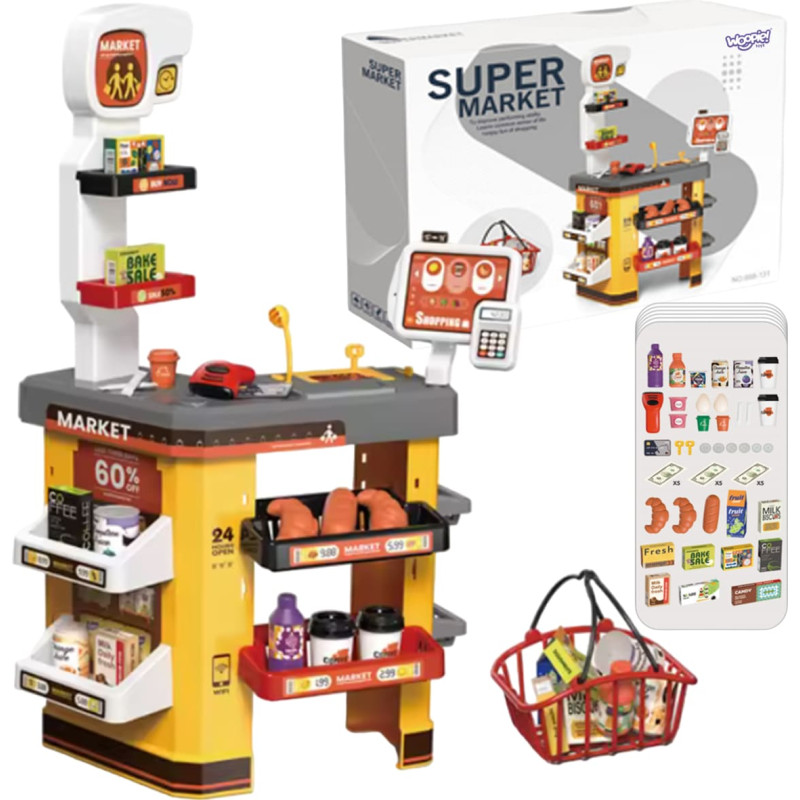 Woopie Interaktywny  Super Market dla Dzieci Akcesoria