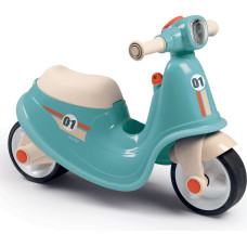 Smoby Niebieski jeździk skuter Retro Ciche koła Scooter